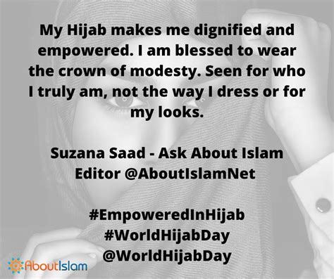 Why Do You Feel Empowered In Hijab Islamic Quotes Empowerment Modesty