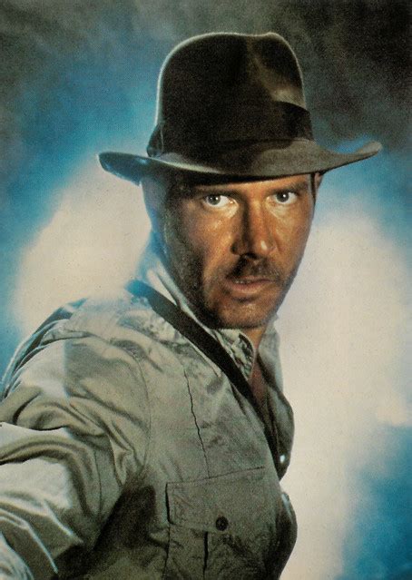 Harrison Ford In Indiana Jones And The Temple Of Doom 1984 A Photo