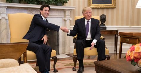 Justin Trudeau And Donald Trump Discuss Us Canada Trade The New York Times
