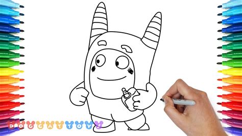 Kizicolor.com provides a large diversity of free printable. How to Draw Oddbods | Drawing Coloring Pages for Kids ...