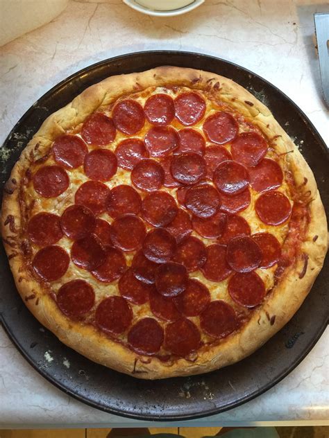 Homemade Pepperoni Pizza Rfood