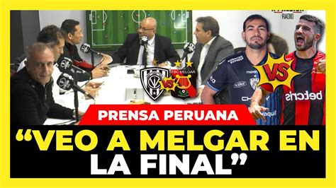 prensa peruana analiza a independiente del valle vs melgar semifinales copa sudamericana 2022🏆