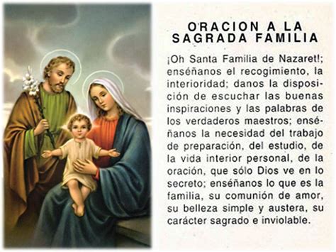 Oración de consagración de su familia a los sagrados corazones de jesús y maría ¡pon tu familia bajo la protección de poderosos santos con hozana! ORACIÓN A LA SAGRADA FAMILIA DE NAZARET PARA PROTECCIÓN