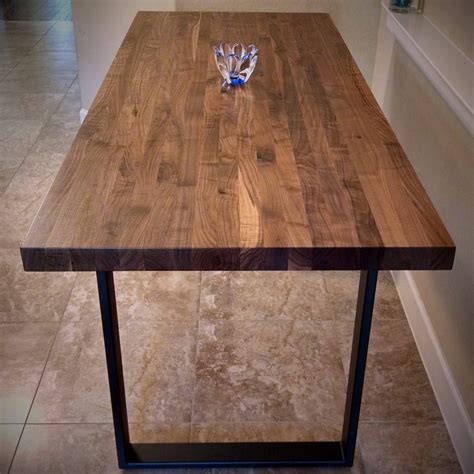 Hand Made Walnut Butcher Block Table Top By Yost Selectwoodworks Llc