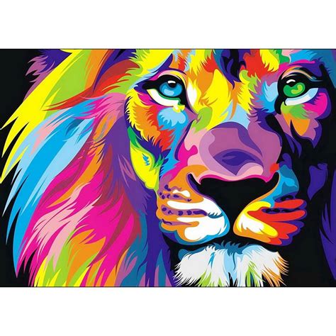 Rainbow Lion 4699 To Order Email Cookscrafts Art Painting