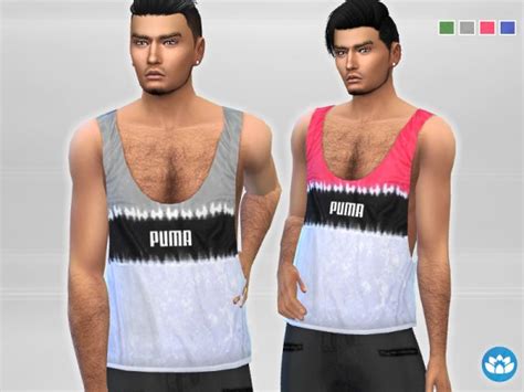 The Sims Resource Athletic Tank Top By Puresim • Sims 4 Downloads