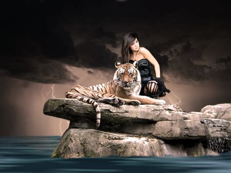 Tiger Girl By Transponderme On Deviantart
