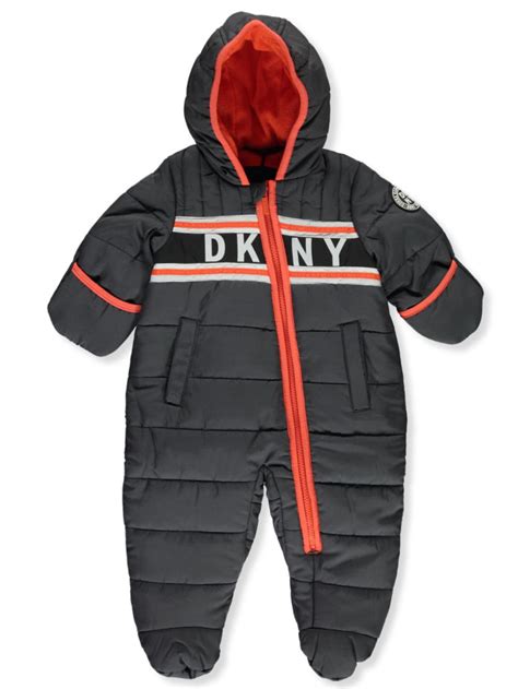 Seasonal Wrap Introduction Baby Dkny Blue Red Snowsuit Size 24m