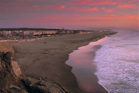 Sunset Over Ocean Beach San Francisco California Gary Crabbe