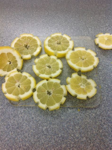 How To Garnish A Lemon Recipe Lemon Flowers Lemon Garnish