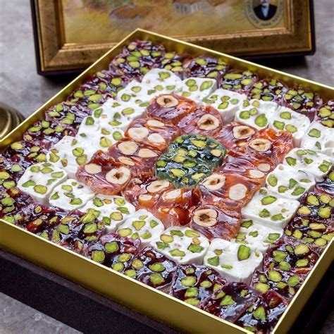 Buy Assorted Mosaic Turkish Delight Box 1200g 4234oz Grand Bazaar Istanbul Online Shopping