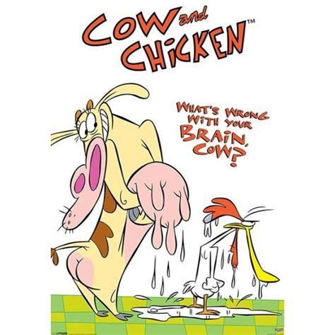 Cow And Chicken Maxi Poster Old Cartoon Network Cartoon Posters Old