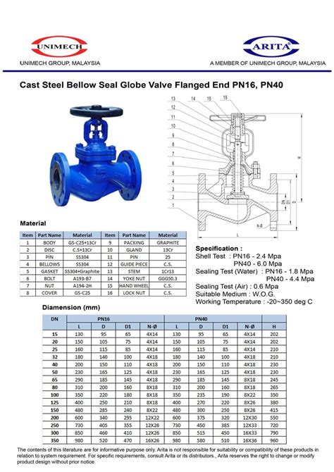 Cast Steel Bellow Seal Globe Valve Pn16pn40 Fe Cast Steel Bellow Seal