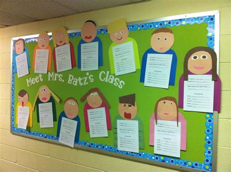 Get To Know You Bulletin Board For The Whole Classroom Elementary