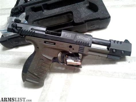 Armslist For Sale Walther P22 Target W 5 Inch Threaded