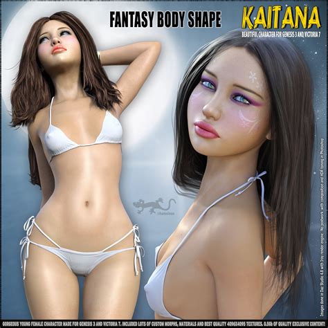Kaitana Character For G3v7 3d Figure Assets Hameleon