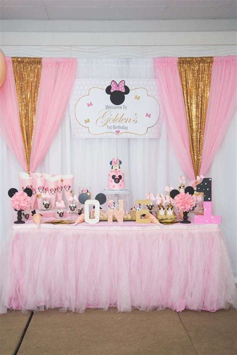 Use this girls birthday decorations to bring a personalized flair to every occasion. Minnie Mouse Princess Birthday Party Ideas | Photo 1 of 22 ...