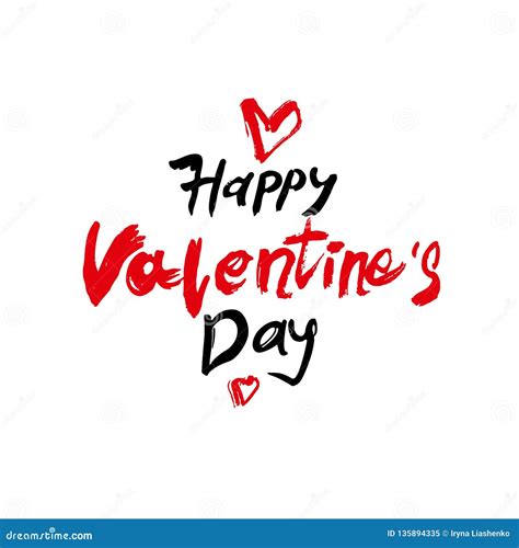 Happy Valentine S Day Modern Calligraphy Valentines Day Holidays