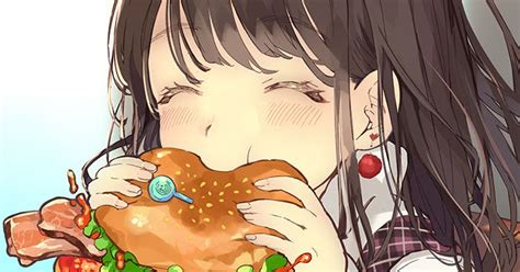 Details More Than 78 Anime Girl Eating Burger Super Hot Induhocakina
