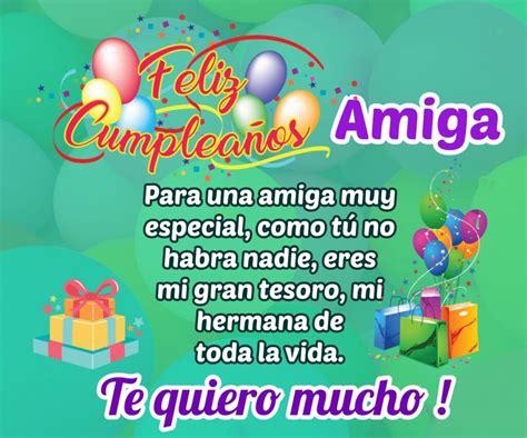 Tarjetas De CumpleaÑos Para Una Amiga 【gratis】