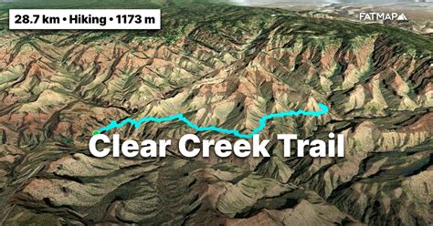 Clear Creek Trail Outdoor Map And Guide Fatmap