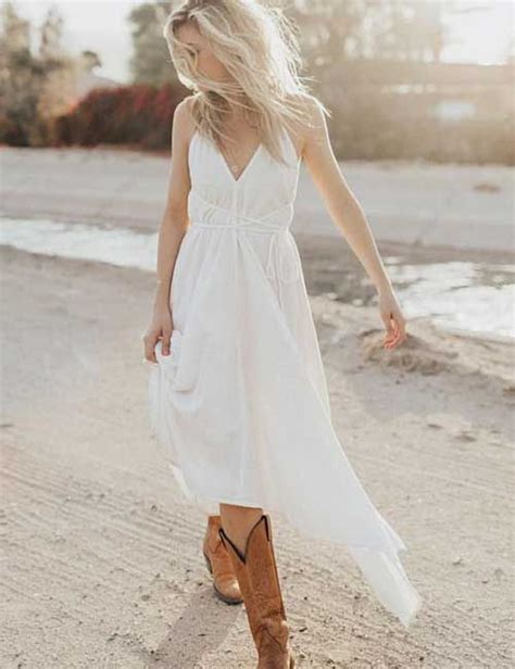 20 Best Dresses To Wear With Cowboy Boots For Women Cowgirl Dresses
