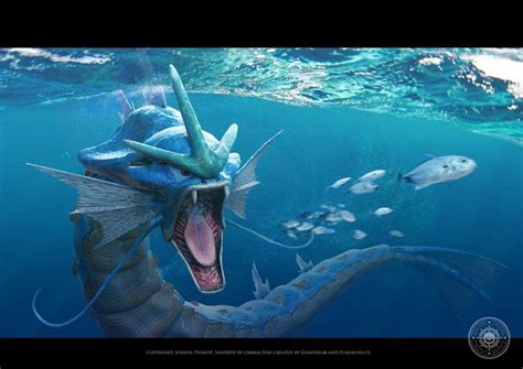 Artstation Gyarados Pokemon Gyarados 3d Pokemon Pokemon Memes