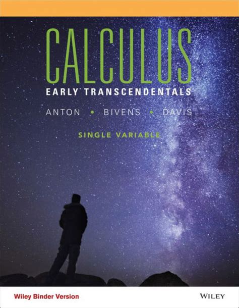 Calculus Early Transcendental Single Variable Edition By Howard Anton Irl C Bivens