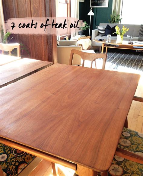 I am looking forward to making this table and hank chairs this summer. Refinishing a Mid Century Dining Room Table | Midcentury ...