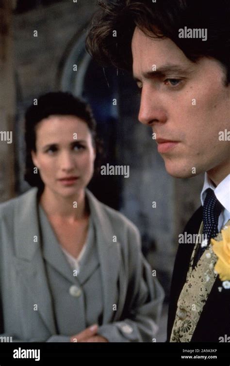 Hugh Grant And Andie Macdowell In Four Weddings And A Funeral 1994