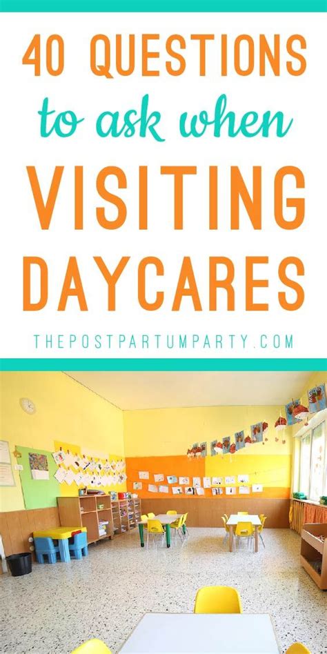 40 Questions To Ask Daycare Providers Artofit
