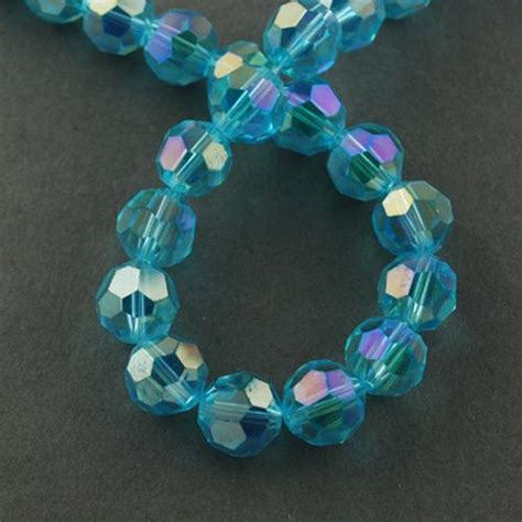 Electroplate Glass Beads Strands Ab Color Plated Faceted Round