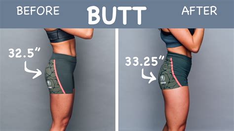 Squats For Bum Before And After Off