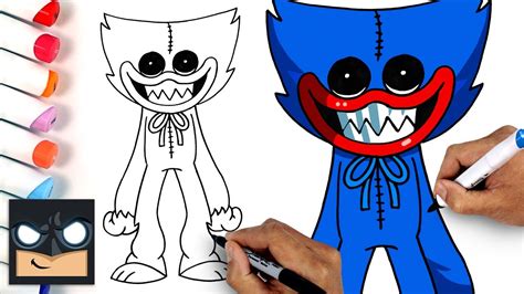 How To Draw Huggy Wuggy Poppy Playtime Draw And Color