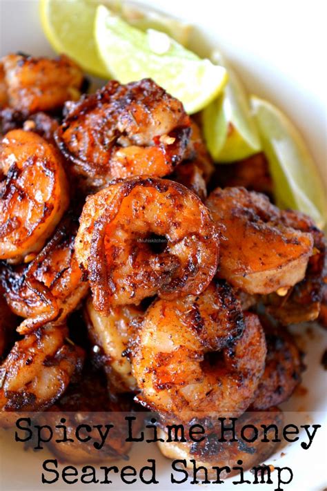 I'll happily forgo a piece of unless you try to feed them to me in shrimp cocktail form. Spicy Lime Honey Marinated Seared Shrimp_how to make ...
