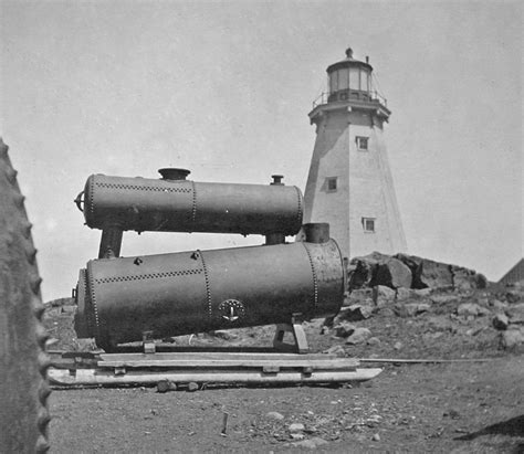 Brier Island Lighthouse Nova Scotia Canada At