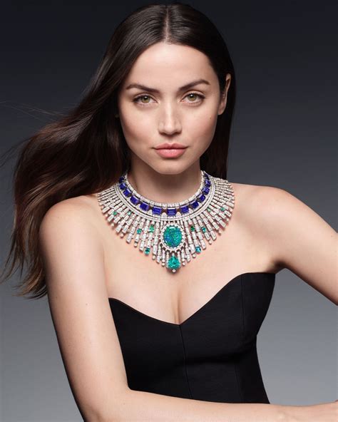 Ana De Armas Louis Vuitton High Jewelry Campaign Deep Time Collection Celebmafia