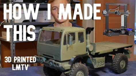 3d Printed Rc Truck How I Made It Youtube