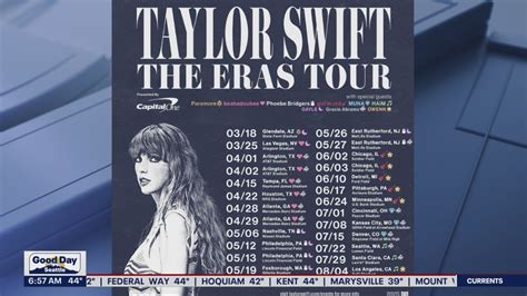 Taylor Swift Eras Tour Pop Star Announces Stadium Tour With Stop In Seattle Fox