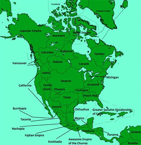 Image North America Blank Map With Names Thefutureofeuropes