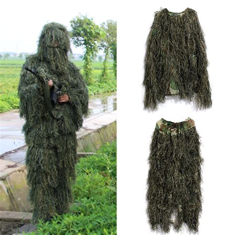 Adult Bionic Woodland Camo Camouflage D Hunting Yowie Ghillie Burlap