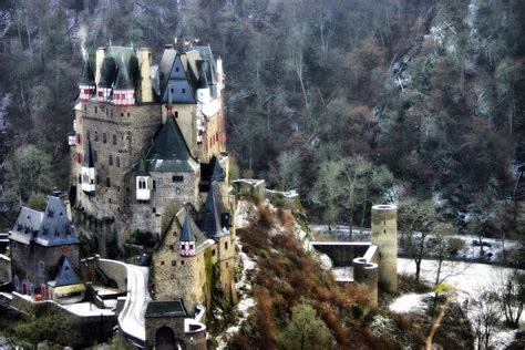 Frozen Castles Nature Landscapes Germany Castles Burg Eltz Castle