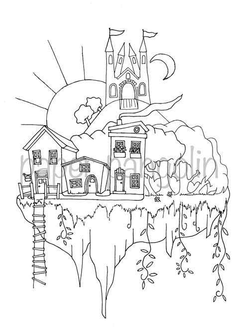 PRINTABLE COLOURING PAGE Downloadable Colouring Book Kids 