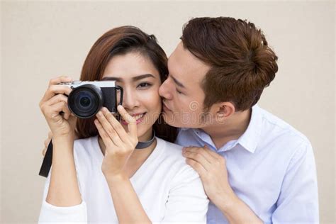 Young Asian Couple Stock Image Image Of Cozy Relationship 62480833