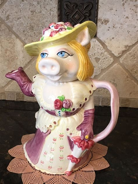 Miss Piggy Tea Pot From Jim Henson Sigma Taste Setter Etsy