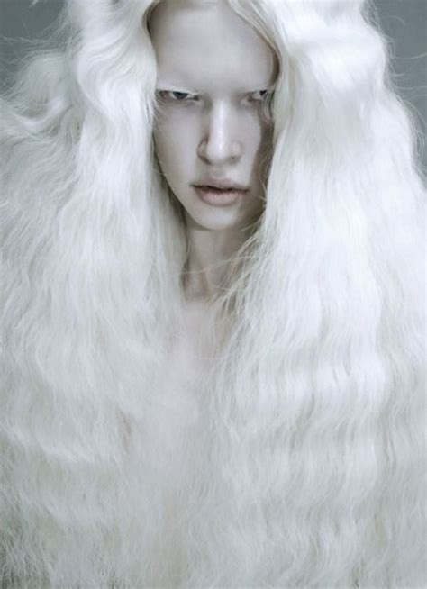 She started to dye her white hair, eyebrows, and. 36 best images about Albino on Pinterest