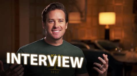 Armie Hammer Talks Sorry To Bother You Exclusive Interview Youtube