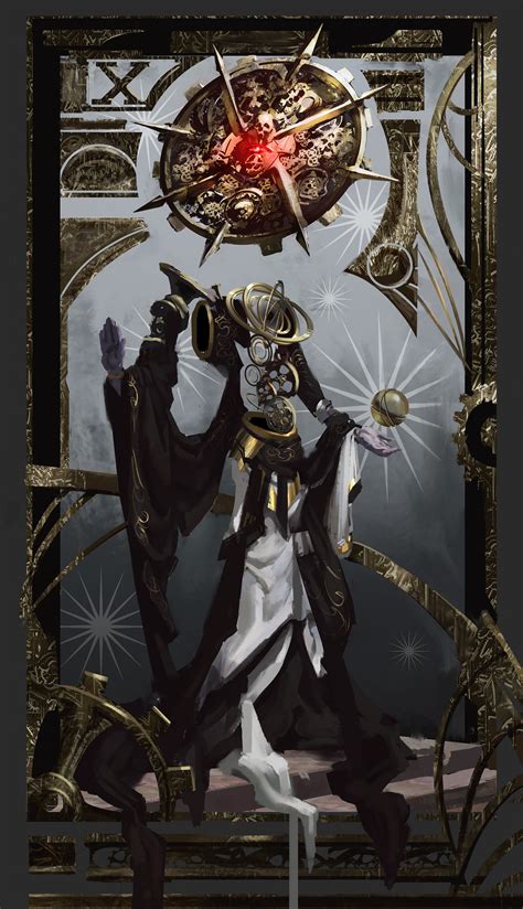 When the wheel of fortune appears in a tarot reading, it's a reminder to expect the unexpected. ArtStation - Wheel of Fortune - Tarot Card, Sebastian Horoszko