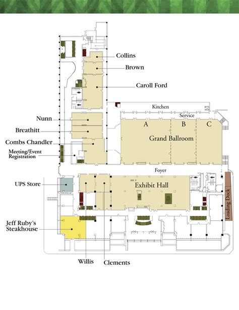 2014 Ngpp Convention And Vendor Showcase Map At A Glance Galt House