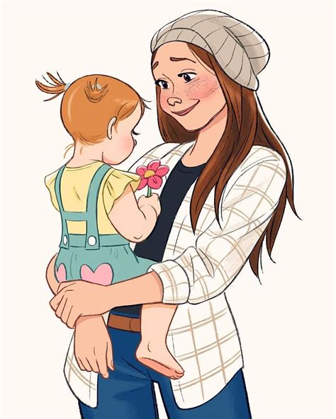 How To Draw Mom And Daughter Easy Daughter Mother Drawing Drawings